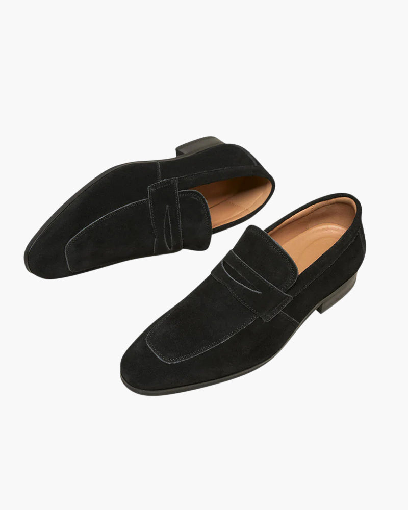 Julian | Old Money Casual Business Wildleder Loafer für Männer