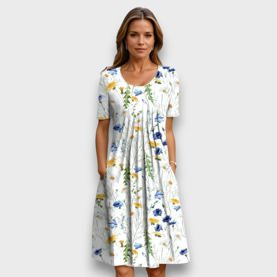 Fiona – Elegantes Kleid mit fließender Silhouette