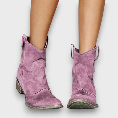Trudy – Ankle-Boots im Western-Stil