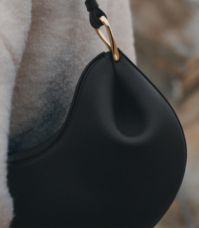 Tote Bag Damen Vegan – Große Schultertasche aus Kunstleder in Cognac