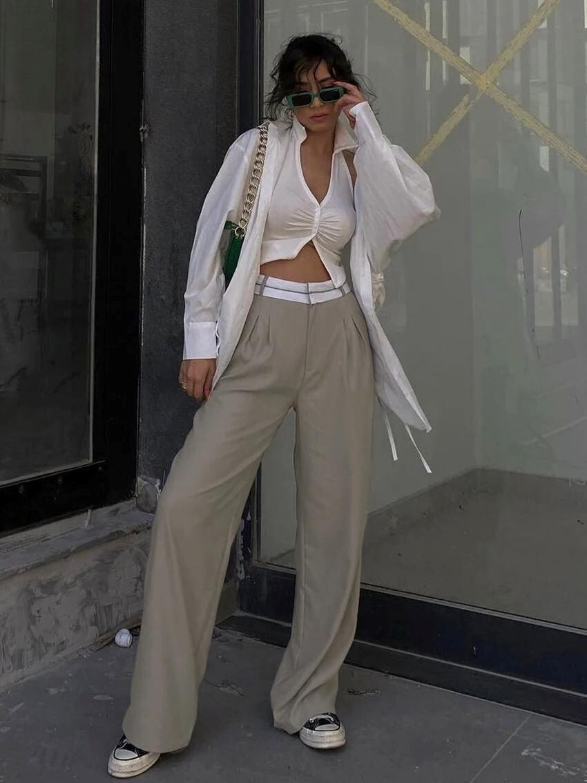 Avelena | Trendy Loose Fit Hose