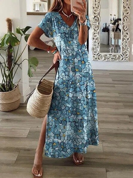 Orren – Elegante Maxikleider mit lebendigem Print