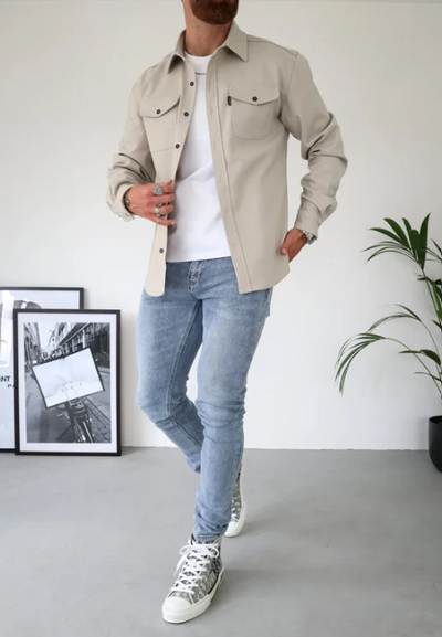 Gabriel - Hemdjacke mit Knopfleiste