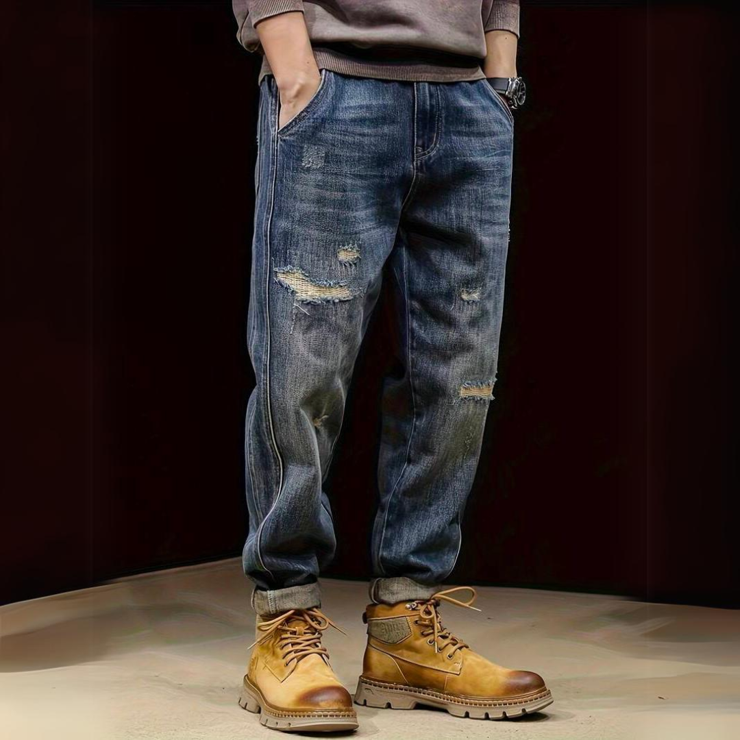 Jeans für Herren mit entspanntem Schnitt - Orzenil