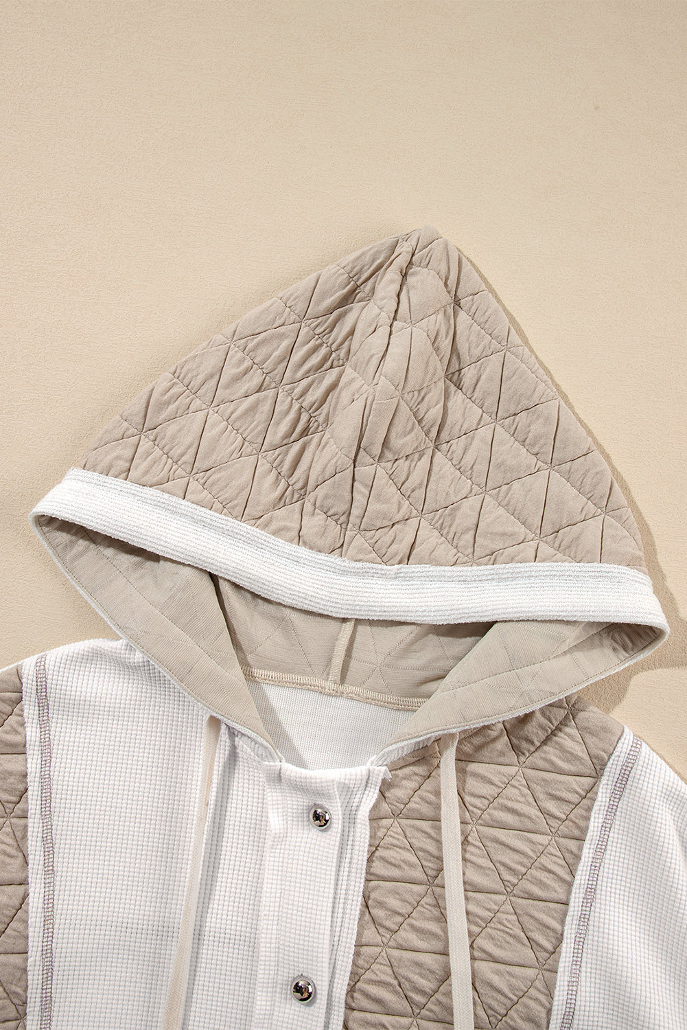 Gesteppte Kapuzenjacke | Leichte Textur | Lässiger Komfort