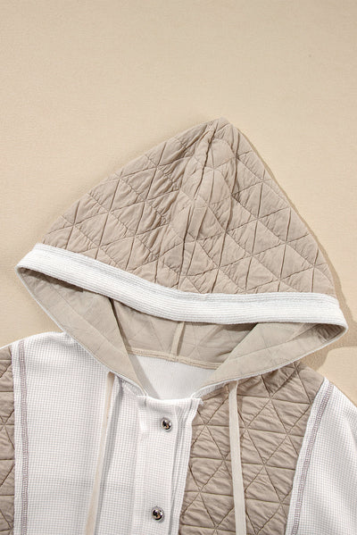 Gesteppte Kapuzenjacke | Leichte Textur | Lässiger Komfort