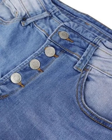 Avelena | Denim-Hose mit Hoher Taille