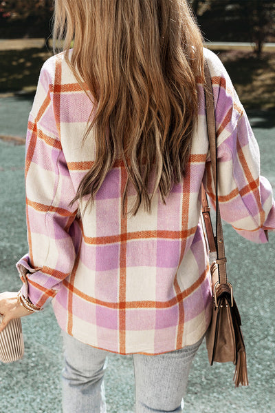 Oversized Karohemd mit Corddetails | Bequemer Stil | Trendiges Design