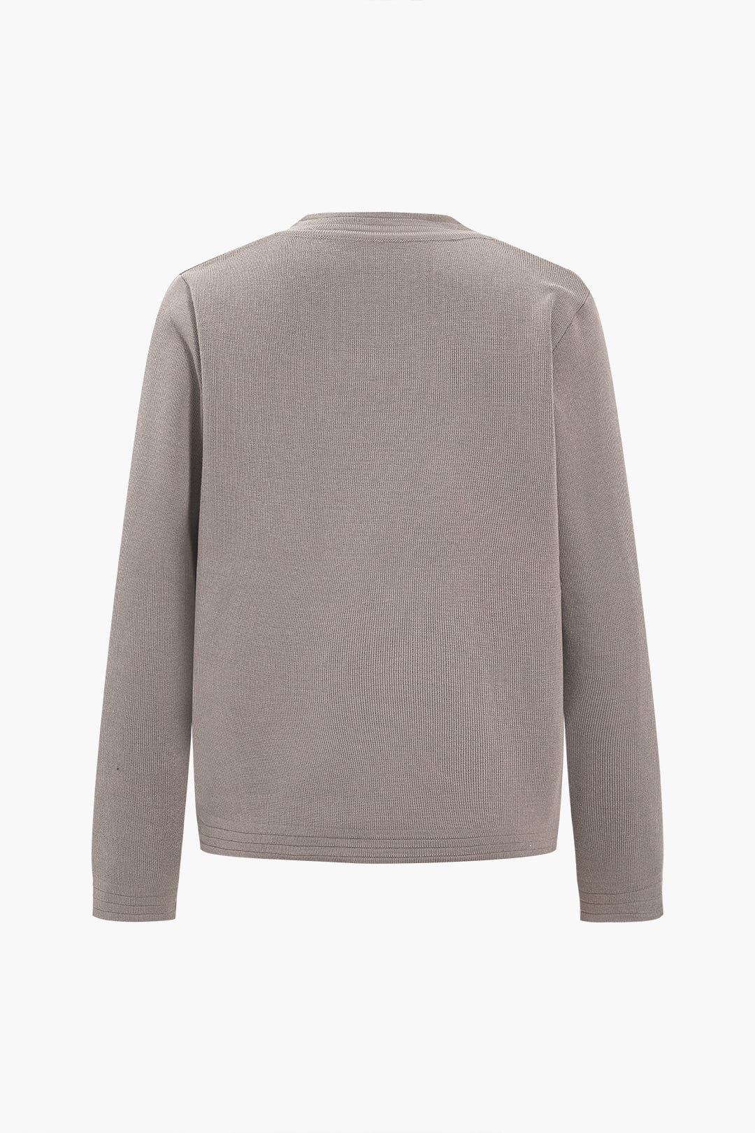 Rosina | Klassisches Strick-Zweiteiler-Set mit Cardigan & Wide-Leg-Hose