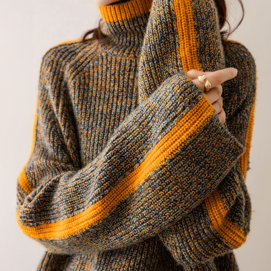 Avelena | Warmer und Bequemer Rollkragenpullover