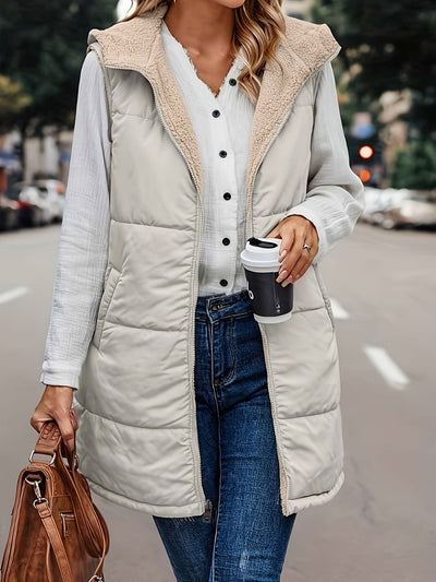 Avelena | Warme Kapuzenweste Jacke