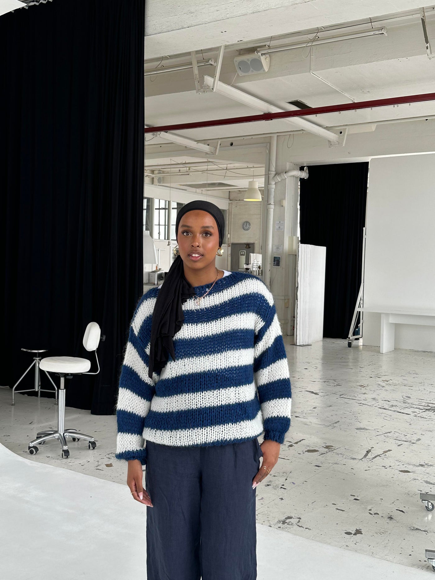 Gestreifter Strickpullover | Lässig und Stilvoll | Oversize-Look