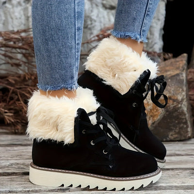 Avelena | Damen Einfarbige Kurzstiefel