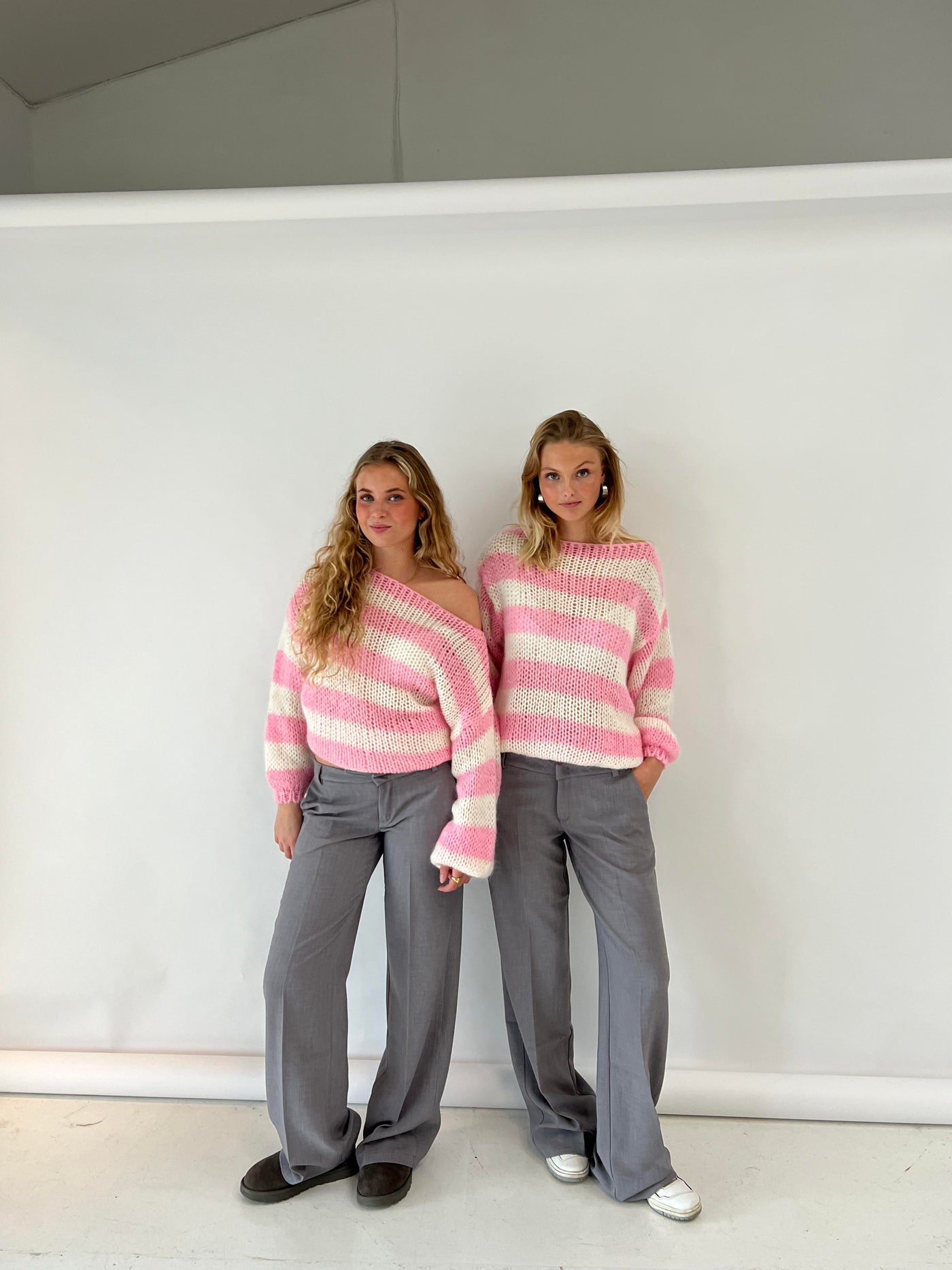 Gestreifter Strickpullover | Lässig und Stilvoll | Oversize-Look