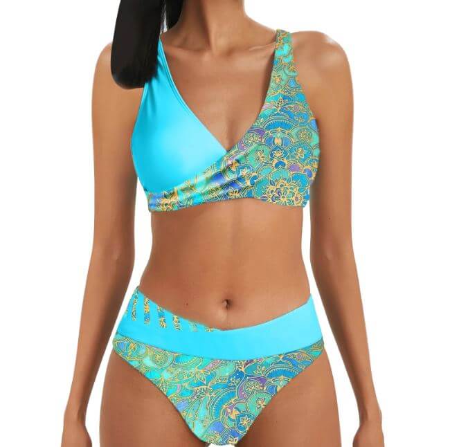 Seraphis – Lebendiges zweiteiliges Bikini-Set