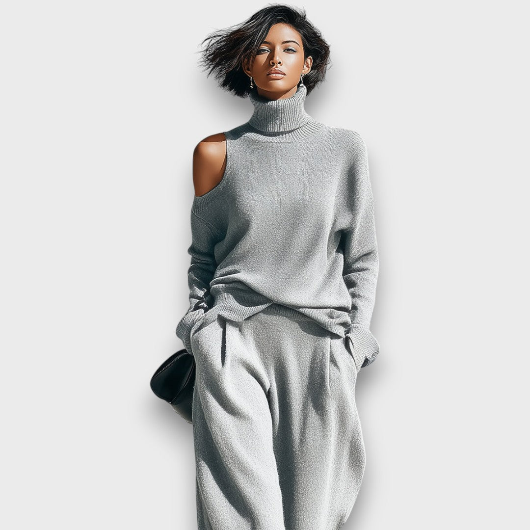 Narella – Modernes Strickset mit Cut-Out-Detail