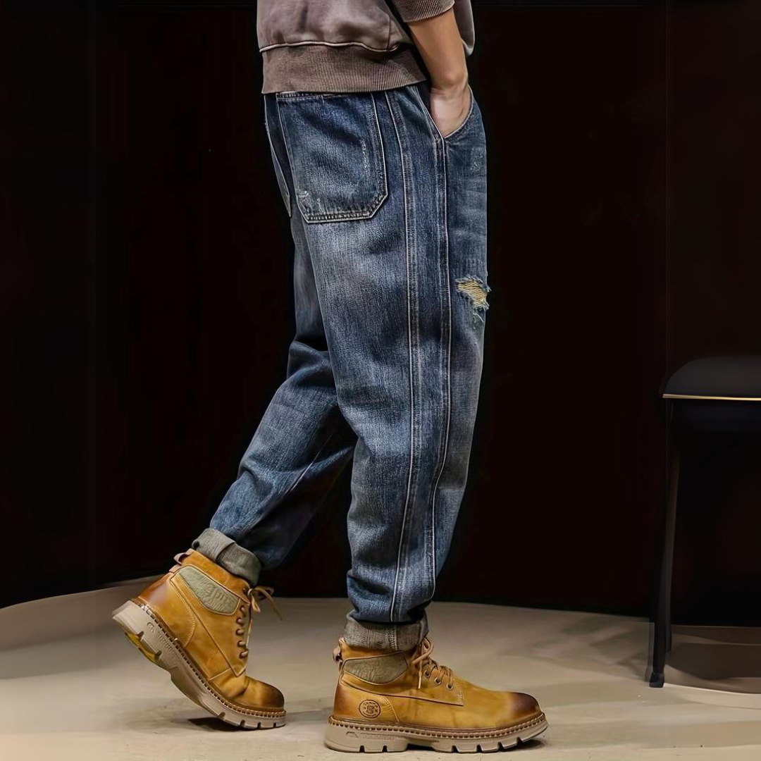 Jeans für Herren mit entspanntem Schnitt - Orzenil