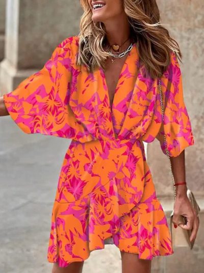 Sivra – Wunderschönes Boho-Wickelkleid
