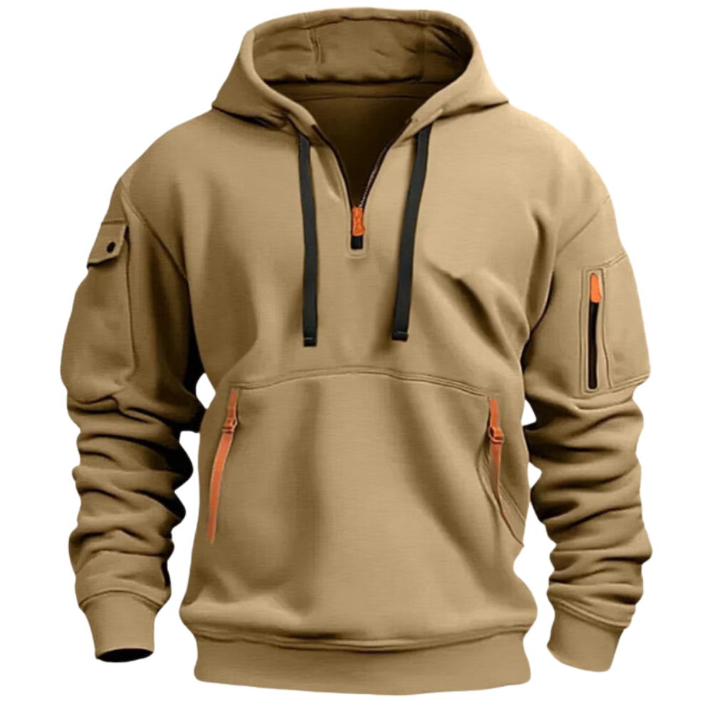 Kapuzensweatshirt mit Reißverschluss | Funktionales Design | Sportlich & Bequem