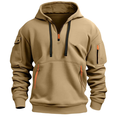 Kapuzensweatshirt mit Reißverschluss | Funktionales Design | Sportlich & Bequem