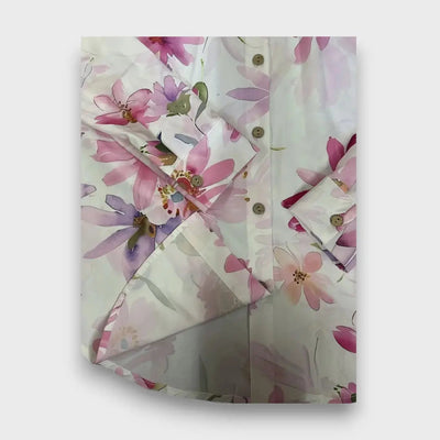 Emiliana – Fließende Bluse mit Aquarellblüten