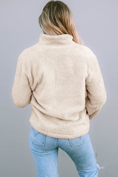 Fleecejacke mit Leoparden-Details | Kuschelig & Modisch | Vielseitig Tragbar