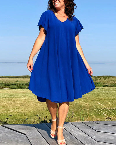 Lucinda – Elegantes Kleid mit Flügelärmeln