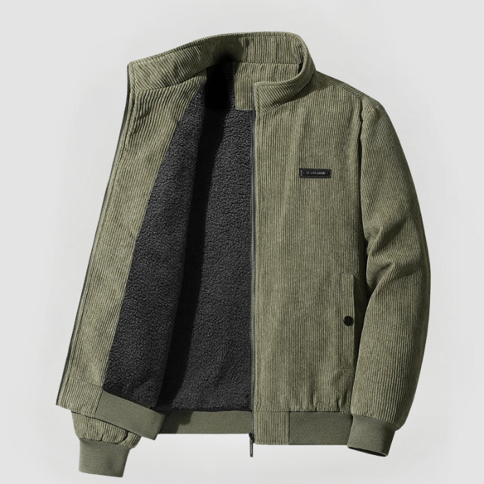 Cordjacke mit Fleecefutter | Warm und Robust | Moderner Schnitt