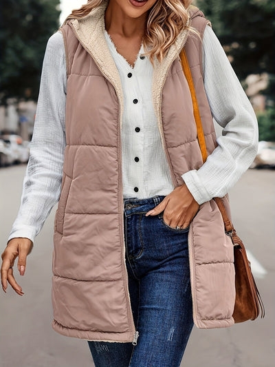 Avelena | Warme Kapuzenweste Jacke