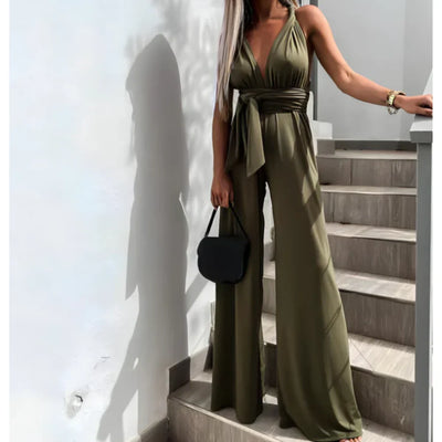 Sabella – Eleganter V-Ausschnitt-Jumpsuit