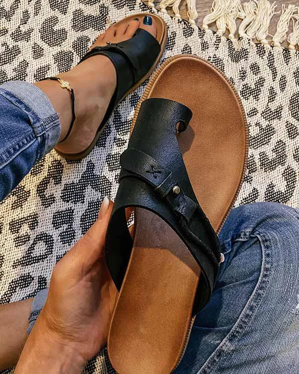 Lovita – Lässige Leder-Sandalen