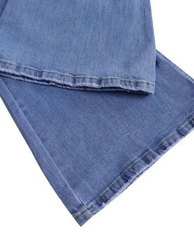 Avelena | Denim-Hose mit Hoher Taille