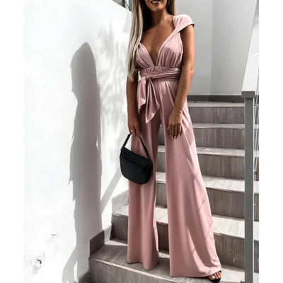 Sabella – Eleganter V-Ausschnitt-Jumpsuit