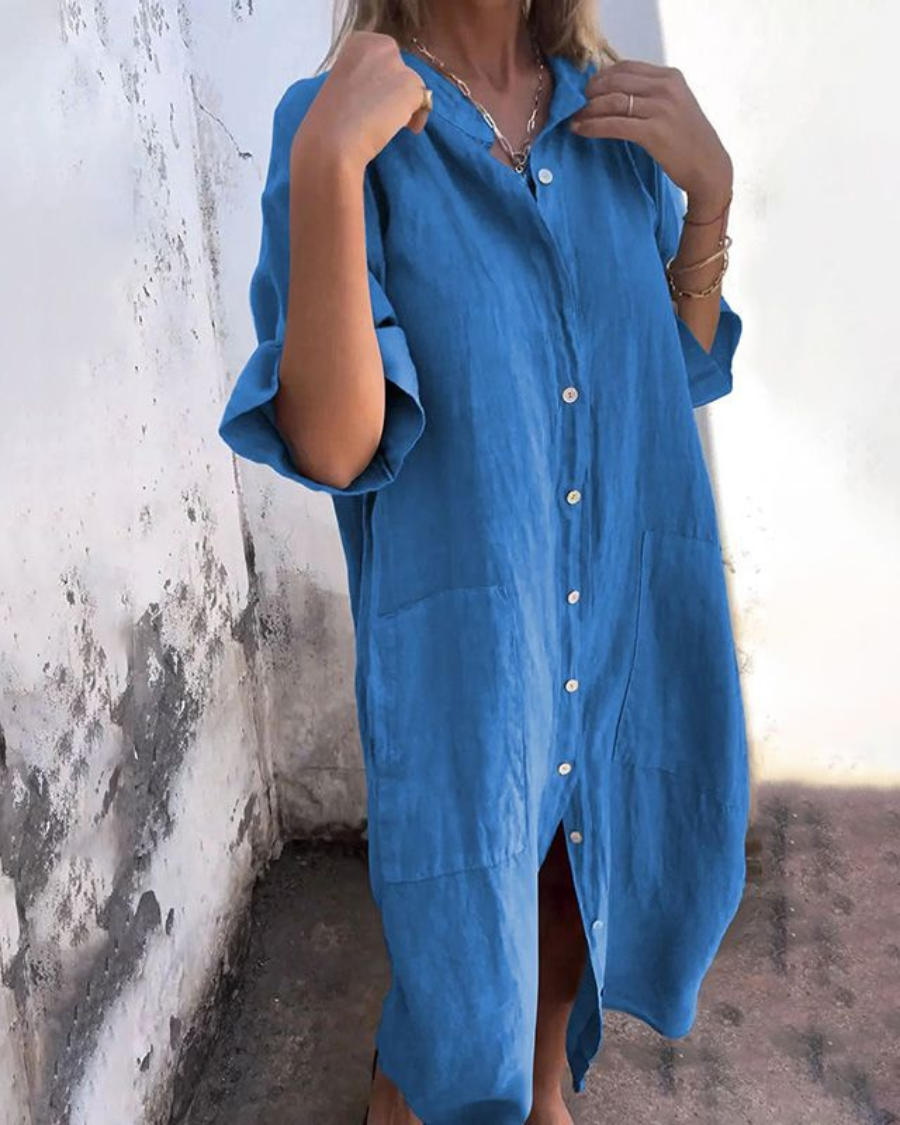 Valerie | Bohemian Shirt Dress