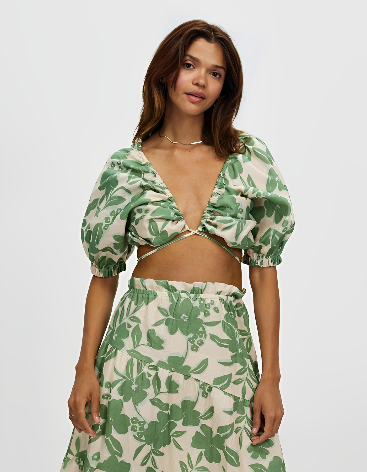 Avelena | Sonnenkleid und Kurze Bluse für Frauen