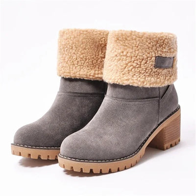 Gefütterte Winterstiefel | Kuscheliges Innenfutter & Robuste Sohle | Warmer Komfort