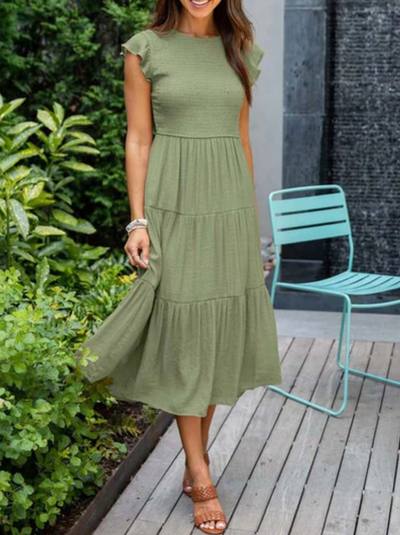 Ravelle – Stilvolles Midikleid mit Stufen