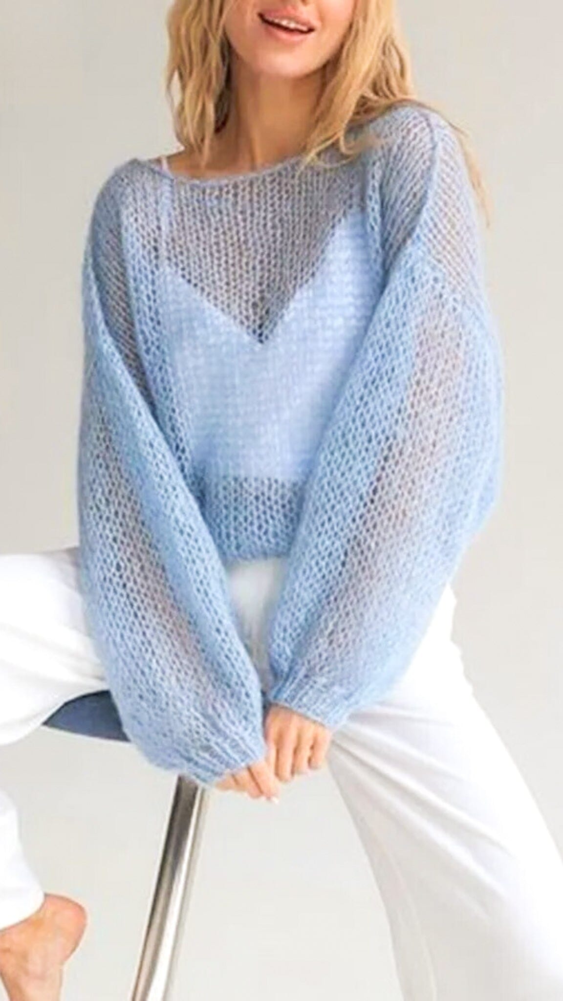 Avelena | Transparenter Pullover