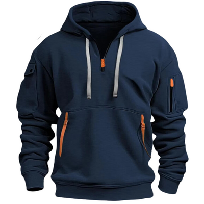 Kapuzensweatshirt mit Reißverschluss | Funktionales Design | Sportlich & Bequem