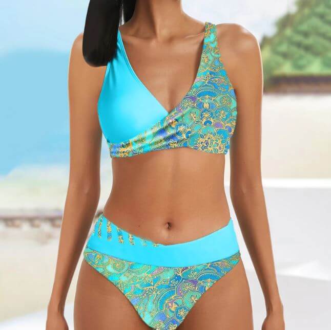 Seraphis – Lebendiges zweiteiliges Bikini-Set