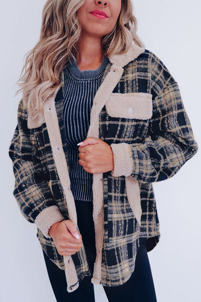 Karohemdjacke mit Teddyfutter | Kuschelig & Lässig | Winter-Style