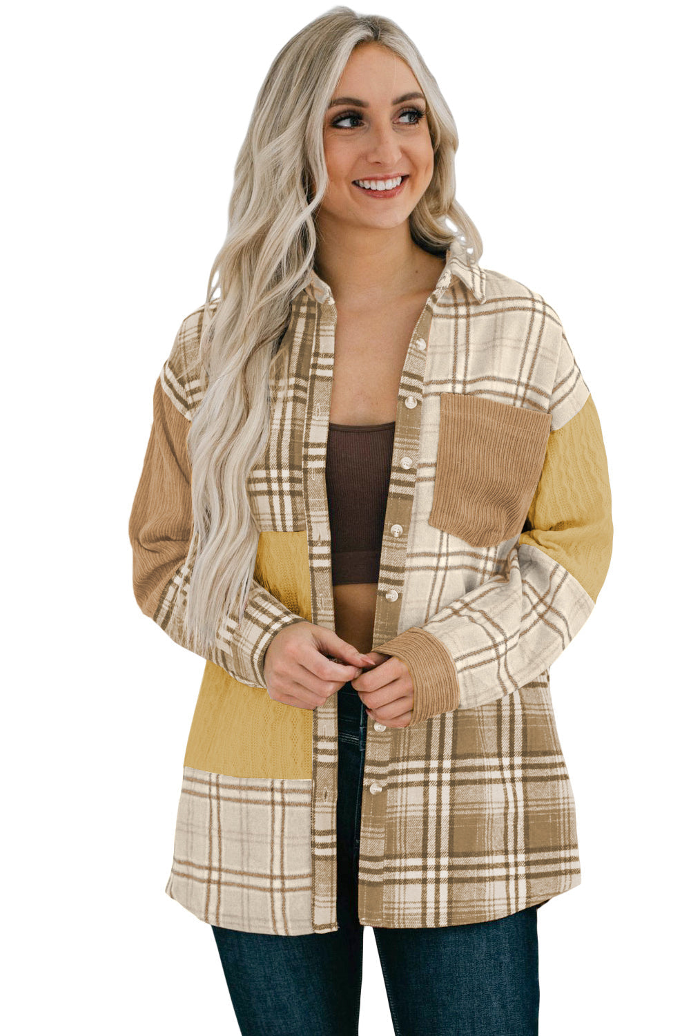 Patchwork-Karohemdjacke | Weicher Komfort | Vielseitiger Style