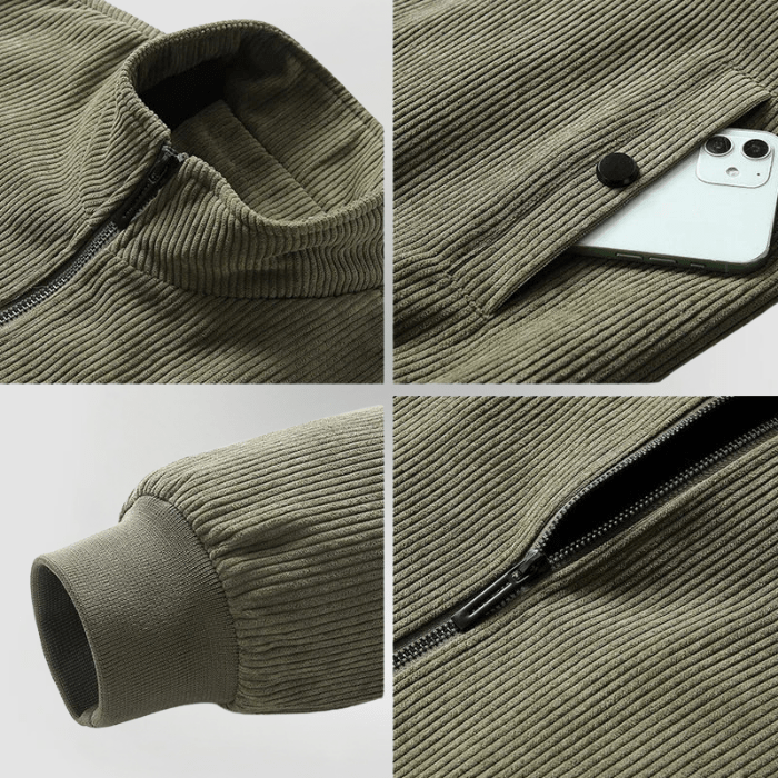 Cordjacke mit Fleecefutter | Warm und Robust | Moderner Schnitt
