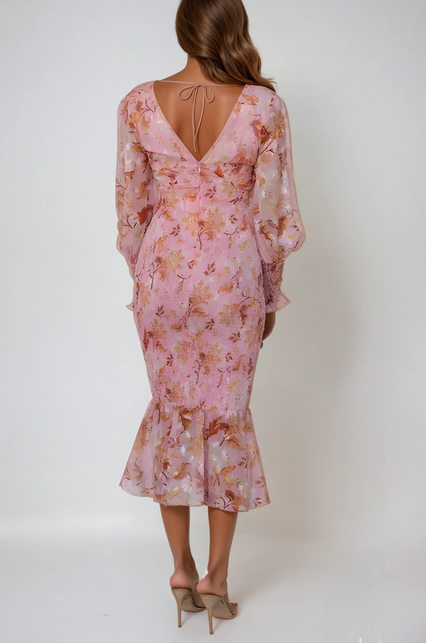 MEGAN™ | Midikleid mit Blumendruck