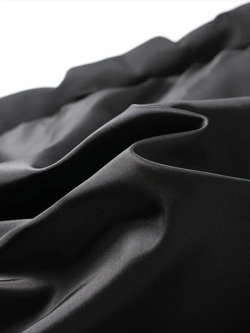 Wyatt | Schwarze Ärmellose Herren-Winter-Steppweste mit Reißverschluss