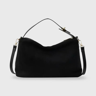 Vegane Wildleder Tote Bag Damen – Wasserdichte Handtasche für Laptop & Alltag