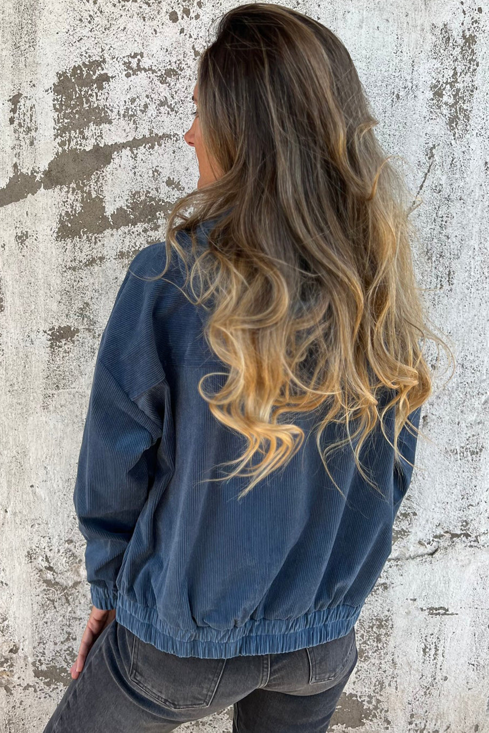 Cordjacke mit Reißverschluss | Lässig & Vielseitig | Modernes Design