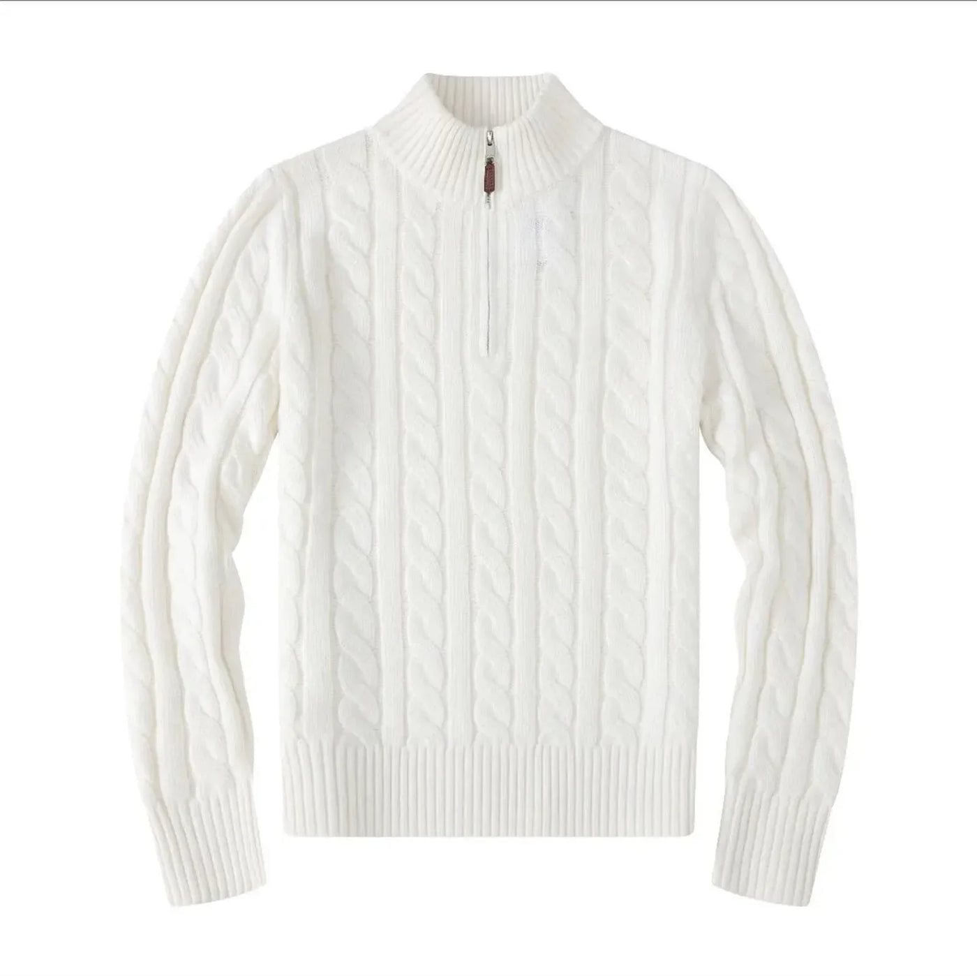 Mathias | Stylischer Pullover mit Halbreißverschluss