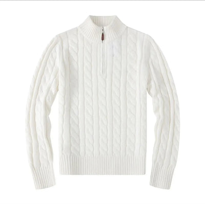 Mathias | Stylischer Pullover mit Halbreißverschluss