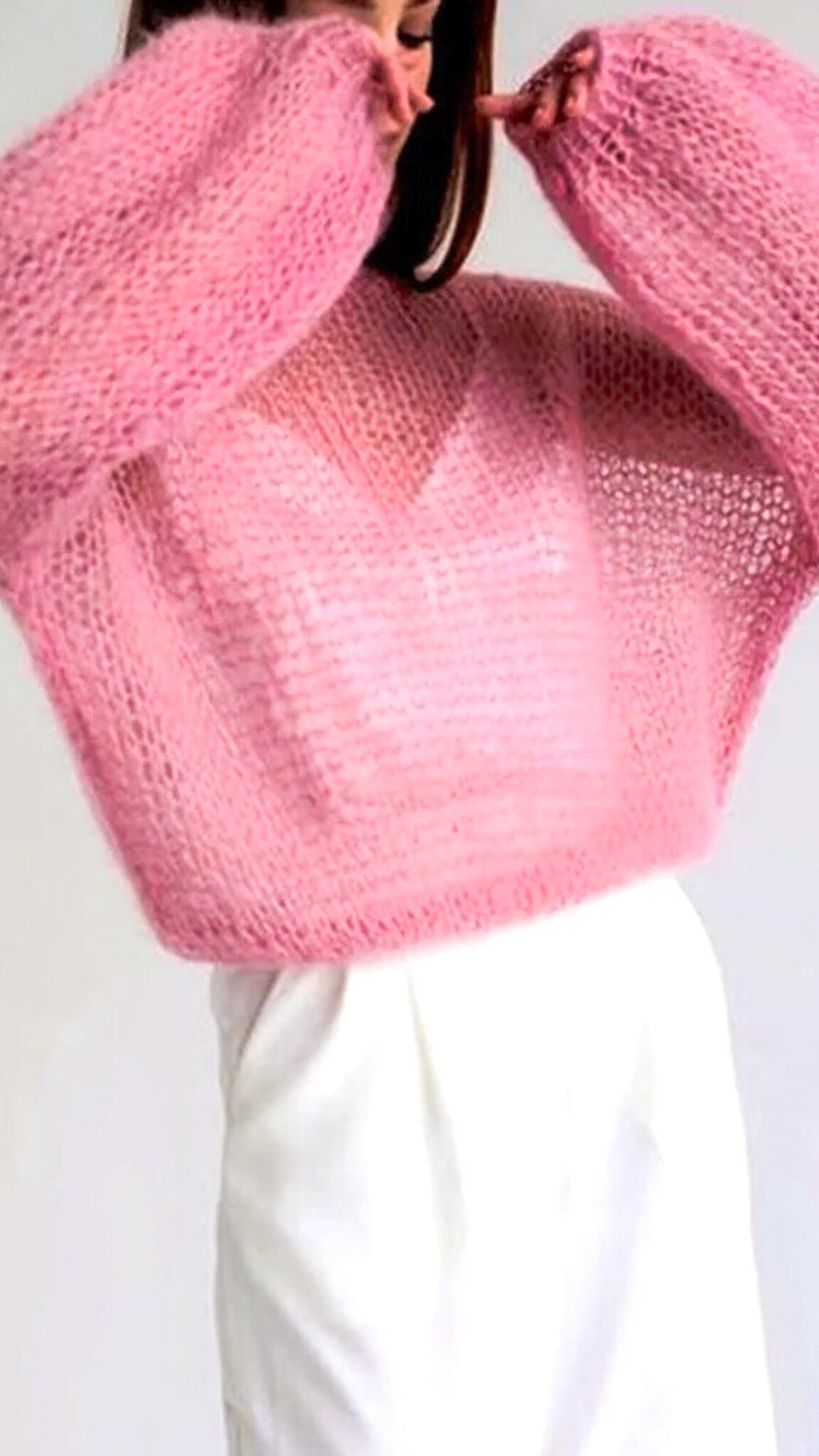Avelena | Transparenter Pullover